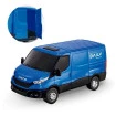Carrinho Brinquedo Iveco Daily Van Miniatura Abre Porta