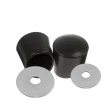 Kit 20 Ponteira Pvc 7/8 Polegada Com Arruela Para Cadeira