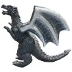 Boneco Dragão Brinquedo Com Asas Borracha E Som de Batalha