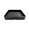 Forma Assadeira Mini De Melamina Gourmet Quadrada Black 16cm