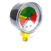 Manômetro Colorido Genebre Medidor Para Gás Rosca 1/8 NPT
