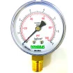 Manômetro Medidor De Pressão Do Gás 7Kg x 100PSI