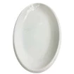 Bandeja Travessa Oval Funda  De Melamina 40cm Branca  