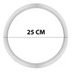 Borracha Panela de Pressão Clock Silicone Transparente 6 Lts