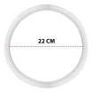 Borracha Panela de Pressão Clock Silicone Transparente 6 Lts