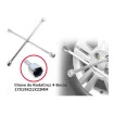 Chave De Roda Cruz Profissional 17,19,21 e 23 mm