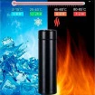 Garrafa Térmica LED Com Medidor Temperatura Squeeze Portátil