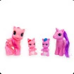  Brinquedo Poneis  Happy Horse C/8Pçs Rainbow Power 
