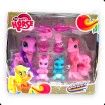  Brinquedo Poneis  Happy Horse C/8Pçs Rainbow Power 