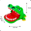 Jogo de mesa Crocodilo dentista Polibrinq AN0025