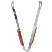 Pinça para Churrasco Inox com Cabo de Madeira