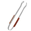 Pinça para Churrasco Inox com Cabo de Madeira
