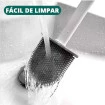 Escova De Silicone Vaso Sanitário Base Para Banheiro Privada