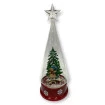 Decoração Árvore Snow 28Cm Luz /Mus /Mov Magizi