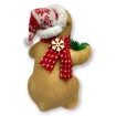 Urso em Pé Decoração de Natal De Isopor C/cachecol