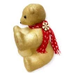 Urso Sentado Decoração de Natal de Isopor C/cachecol
