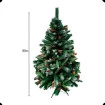 Arvore Natal Decorada Alpina Nevada 150cm 400 Galhos Magizi
