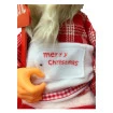 Enfeite Natal Papai Noel Gourmet C/prato Sentado 54cm