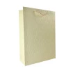 Sacola Pap Para Presente 18X23X10Cm Texturizada Bege Yangzi