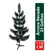 Arvore De Natal N4 Com 25 Galhos Nevada Cacto de 1,10 M