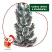 Arvore De Natal N4 Com 25 Galhos Nevada Cacto de 1,10 M