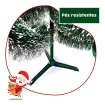 Arvore De Natal N4 Com 25 Galhos Nevada Cacto de 1,10 M