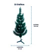 Arvore De Natal Cacto Verde Tradicional 150cm 33 Galhos
