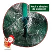 Arvore De Natal Cacto Verde Tradicional 90cm 17 Galhos