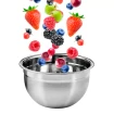 Bowl Tigela Inox Funda 20 cm Profissional Confeitaria Multi