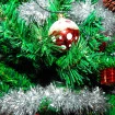 Árvore De Natal Skiny Verde 1,80m 622g + Enfeites