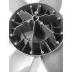 Hélice de Ventilador Mallory Turbo Silence 6 Pás Cinza 40cm