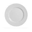 Prato Raso Liso Branco De Porcelana Rutmar 28,5cm