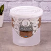 Porta Mantimento para Açúcar de Plástico C/ Tampa Rosca 1,8L