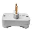 5 Pino Adaptador Benjamin Multiplicador 2 Saídas 20 A e 10 A