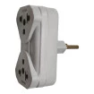 5 Pino Adaptador Benjamin Multiplicador 2 Saídas 20 A e 10 A