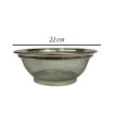 Escorredor Cesta Aço Inox Premium 22 cm Linha Original Line