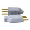 Plug. Pino Tomada Macho Reto 180°Com Prensa 2P+T 10A Cz 5 Pç