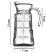 Jarra De Vidro 1,8l Com Tampa Com Tampa De Plástico Suco