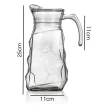 Jarra De Vidro Para Suco Água Chá Com Tampa Plástica 1,8L