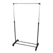 Arara De Aço Inox Cabideiro Regulavél 1.5mt Com Sapateira