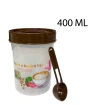 Conjunto De Potes De Plástico 4pç Multiuso Redondo