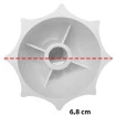 Cone Espremedor Industrial 1/2 Vitori/Lucre/Zerluz Com 2 Pcs