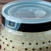 Pote Hermético Flip Decorado Coração 1,9L Organização