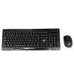 Teclado Com Mouse Sem Fio 107 Teclas Wireless Conector Usb