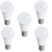 Kit Com 5 Lâmpadas Bulbo 12w Led A60 Multiuso Bivolt E-27