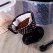 Suporte Para Filtro De Café Estampado Com Direcionador