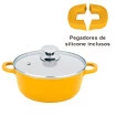 Panela Caçarola Antiaderente Cerâmica 16cm Cook Max Color