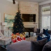 Árvore De Natal Verde Nevada 1,50m Com 300Galhos Para Casa