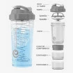 Garrafa Squeeze Esportiva Shaker P/academia Divisão Remédio