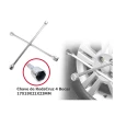 Chave De Roda Cruz Profissional 17,19,21 e 23 mm